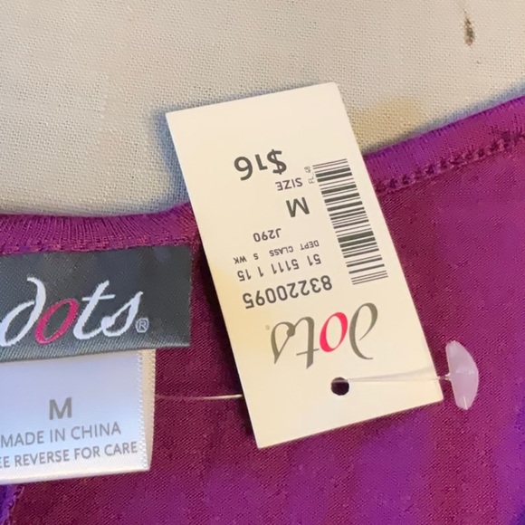 Dots Vibrant Purple Mini Dress - Picture 5 of 8